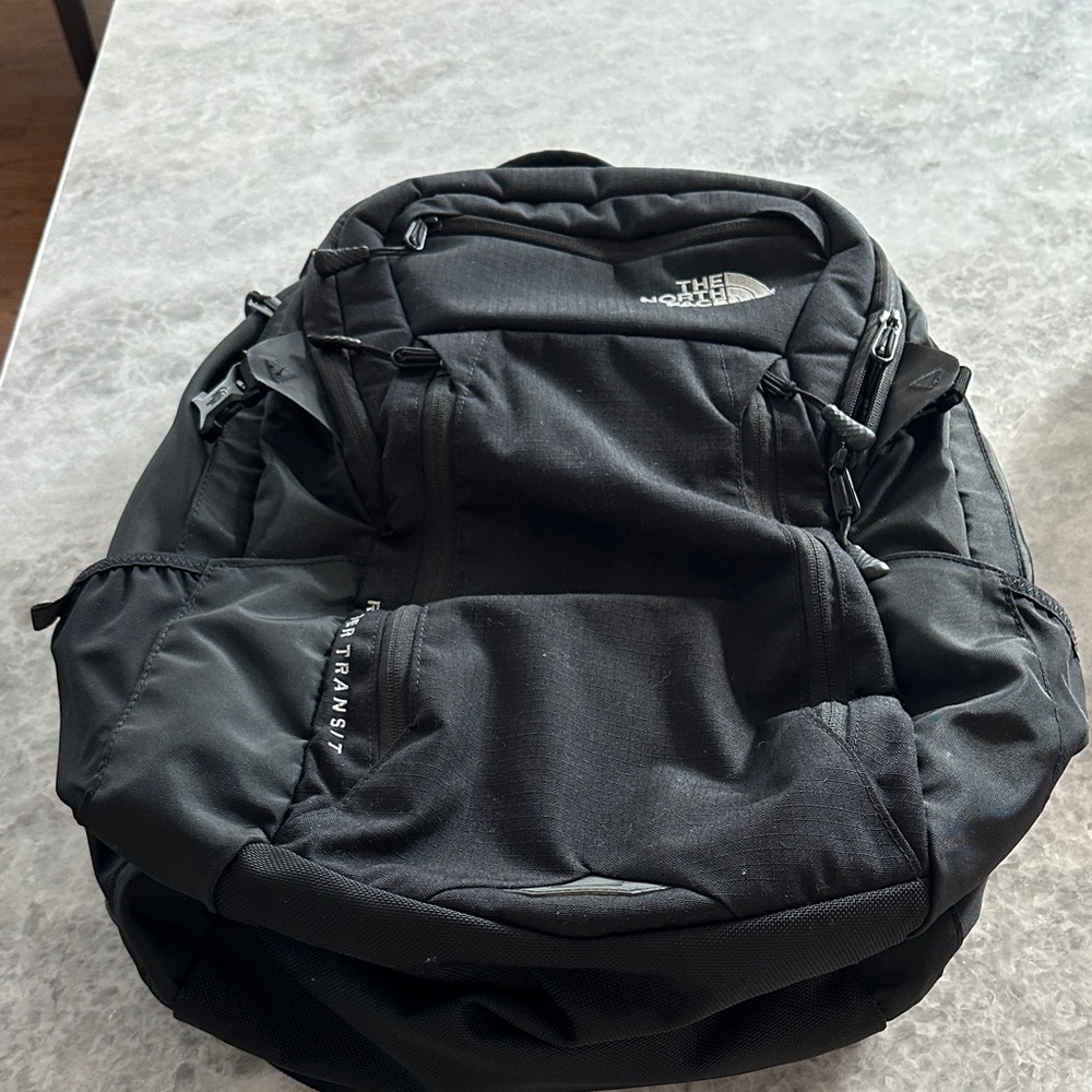 The NorthFace Backpack, Router Transit, Black, Scuffs on Bottom - see picture